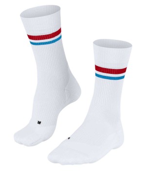 White Falke TE4 Classic Tennis Socks Women Sports Socks | 073-TWGAYL