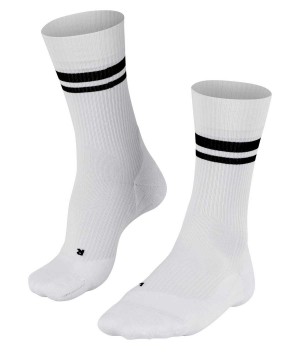 White Falke TE4 Classic Tennis Socks Women Sports Socks | 210-LVGOEB