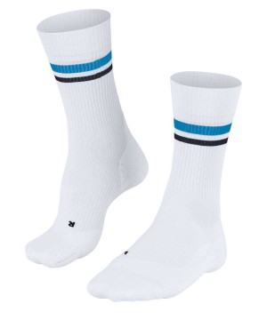 White Falke TE4 Classic Tennis Socks Women Sports Socks | 476-HJFPNG