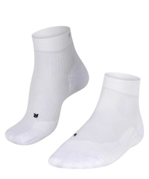 White Falke TE4 Short Tennis Short sock Women Sports Socks | 452-JZKACL