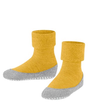 Yellow Falke Cosyshoe Minis Slippers Kids' House Socks & Slippers | 013-MQVWGF