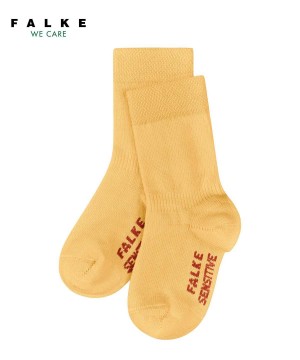Yellow Falke Sensitive Socks Baby Socks | 187-CBQSMV