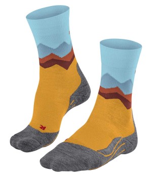 Yellow Falke TK2 Explore Trekking Socks Women Sports Socks | 216-JTWEIZ